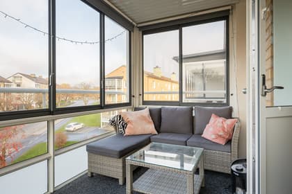 Balkong eller utsiktsbild