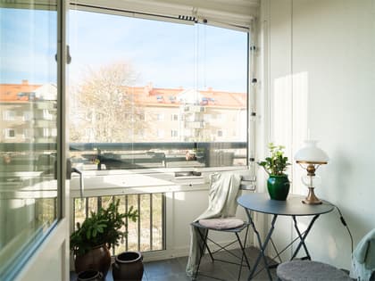 Balkong eller utsiktsbild