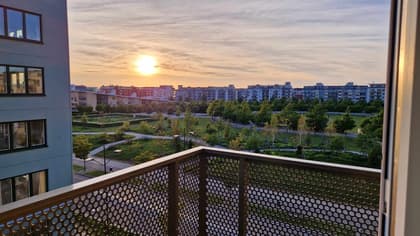 Balkong eller utsiktsbild