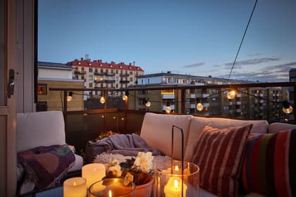 Balkong eller utsiktsbild