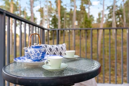 Balkong eller utsiktsbild