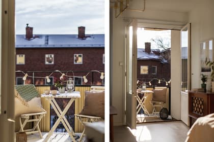 Balkong eller utsiktsbild