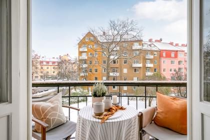 Balkong eller utsiktsbild