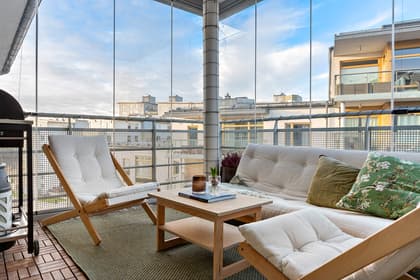 Balkong eller utsiktsbild