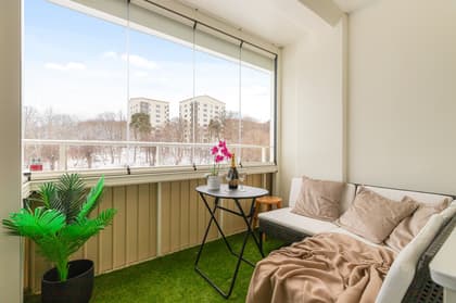 Balkong eller utsiktsbild