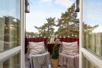 Balkong eller utsiktsbild