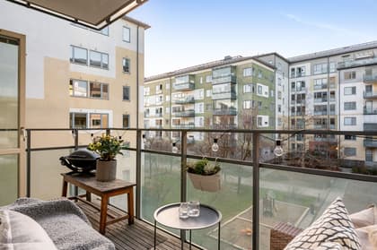 Balkong eller utsiktsbild