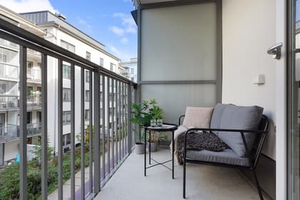 Balkong eller utsiktsbild