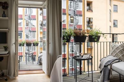 Balkong eller utsiktsbild