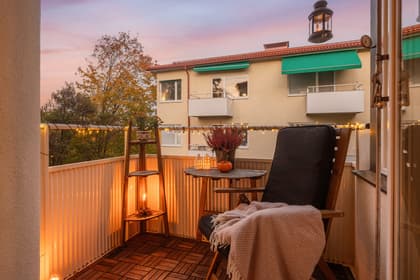 Balkong eller utsiktsbild