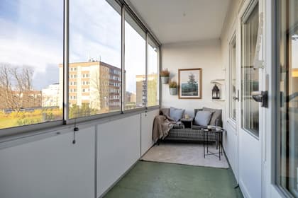 Balkong eller utsiktsbild