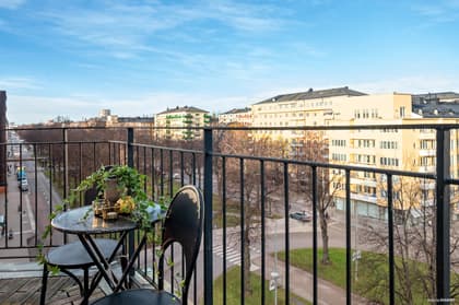 Balkong eller utsiktsbild