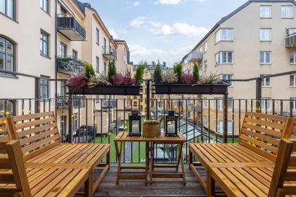 Balkong eller utsiktsbild