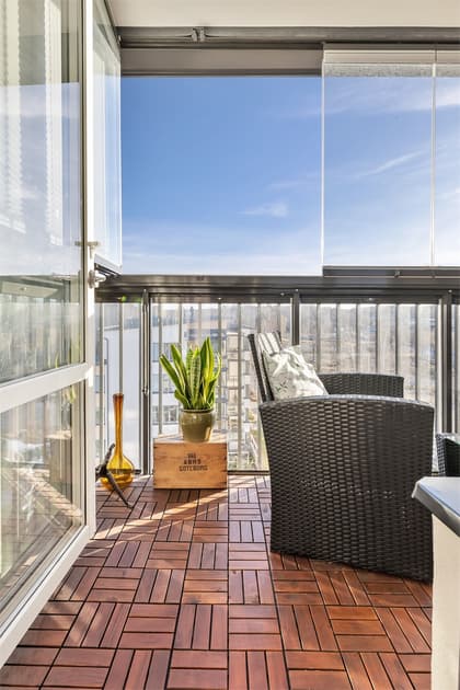 Balkong eller utsiktsbild