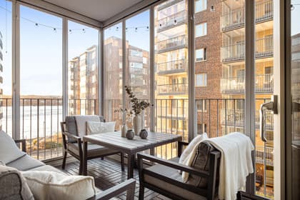 Balkong eller utsiktsbild