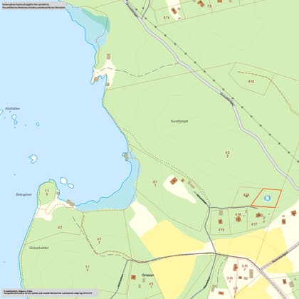 Illustrerad karta över fastigheten eller området