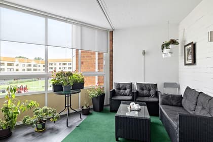 Balkong eller utsiktsbild