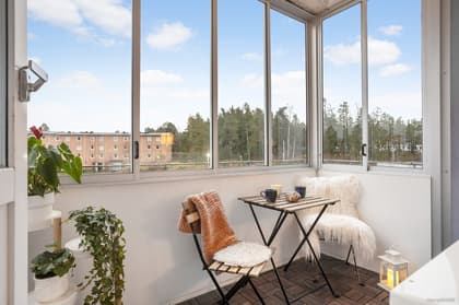 Balkong eller utsiktsbild