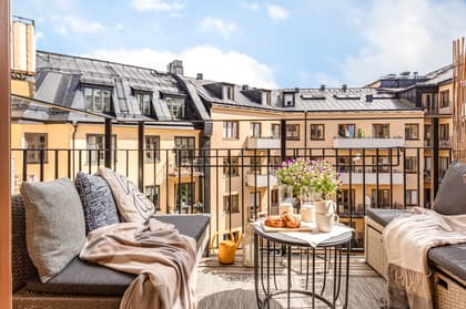 Balkong eller utsiktsbild