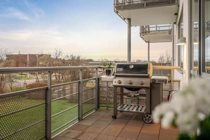 Balkong eller utsiktsbild