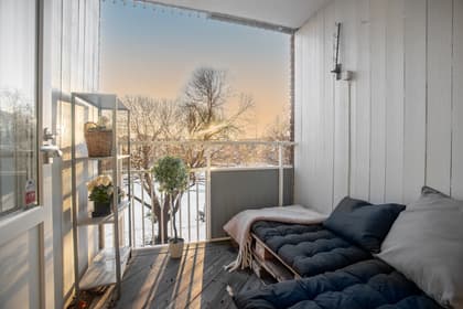 Balkong eller utsiktsbild