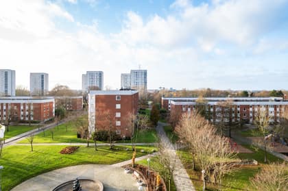 Balkong eller utsiktsbild