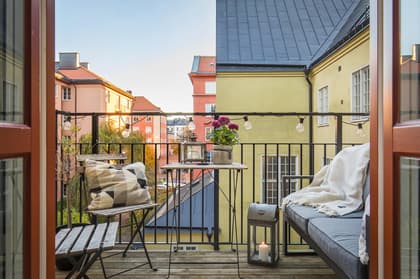 Balkong eller utsiktsbild