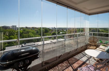 Balkong eller utsiktsbild