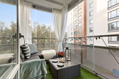 Balkong eller utsiktsbild