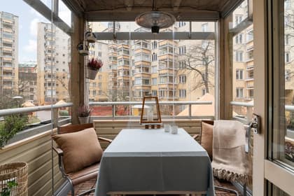 Balkong eller utsiktsbild