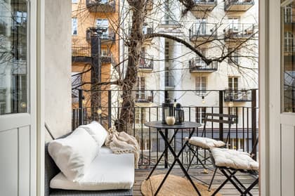 Balkong eller utsiktsbild