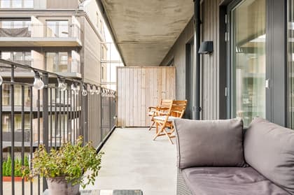 Balkong eller utsiktsbild