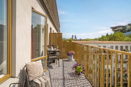 Balkong eller utsiktsbild