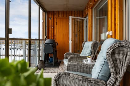 Balkong eller utsiktsbild