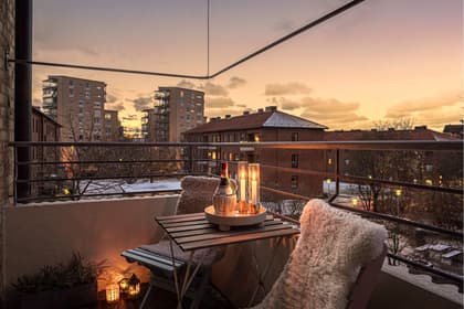 Balkong eller utsiktsbild