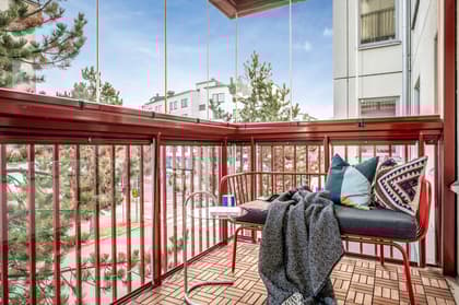 Balkong eller utsiktsbild