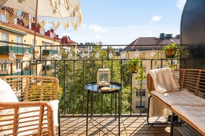 Balkong eller utsiktsbild