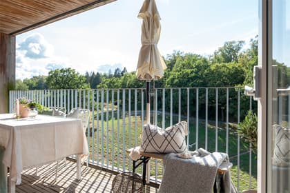 Balkong eller utsiktsbild