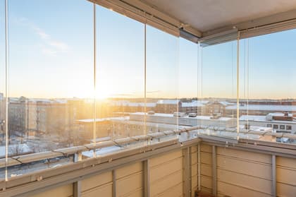 Balkong eller utsiktsbild