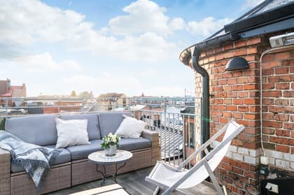 Balkong eller utsiktsbild