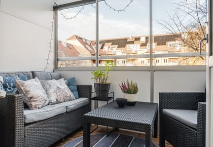 Balkong eller utsiktsbild