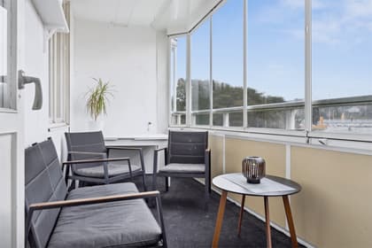 Balkong eller utsiktsbild