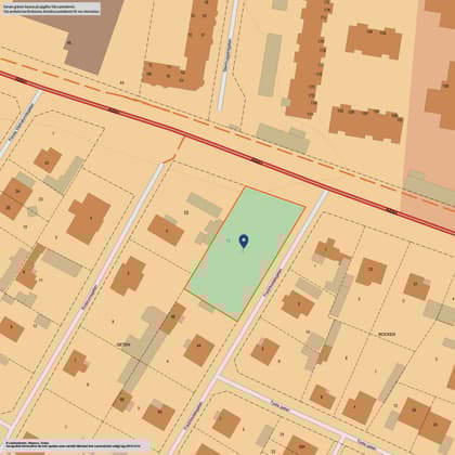 Illustrerad karta över fastigheten eller området