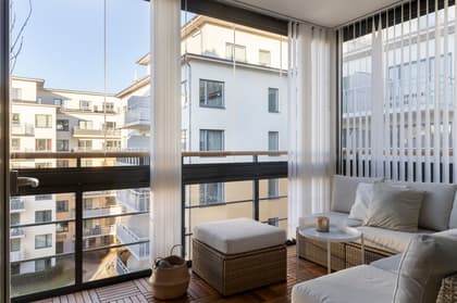 Balkong eller utsiktsbild