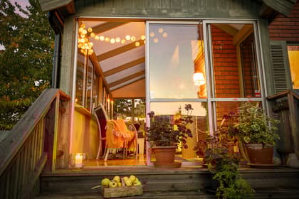 Balkong eller utsiktsbild