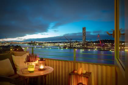 Balkong eller utsiktsbild