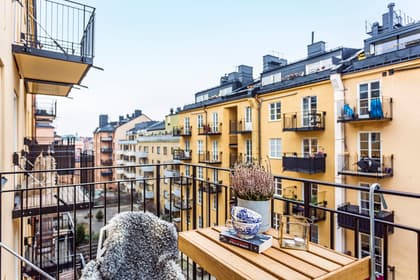 Balkong eller utsiktsbild