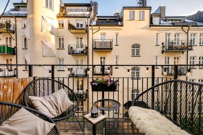 Balkong eller utsiktsbild