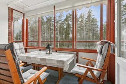 Balkong eller utsiktsbild