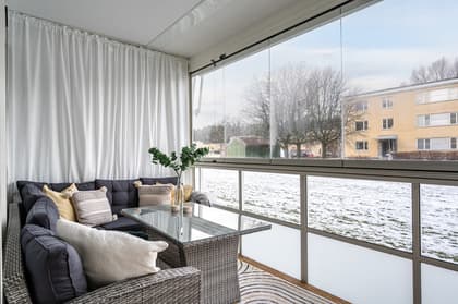 Balkong eller utsiktsbild